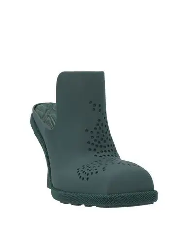 Burberry Rubber Highland Mules Green - Imagen 3