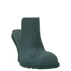 Burberry Rubber Highland Mules Green