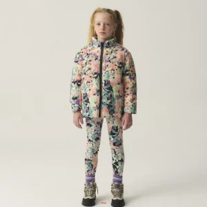 Abrigo unisex plumífero corto con estampado fantasía