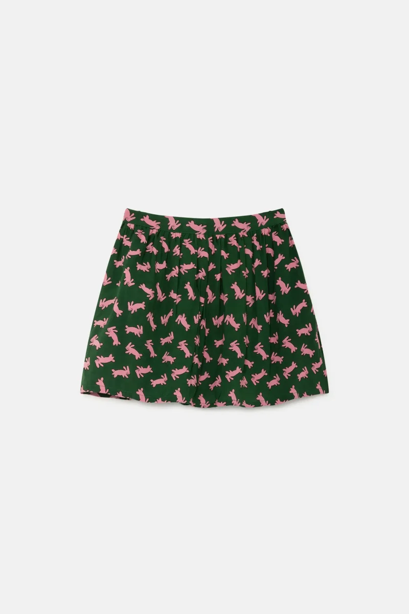 Falda corta de niña con estampado de conejos - Imagen 3