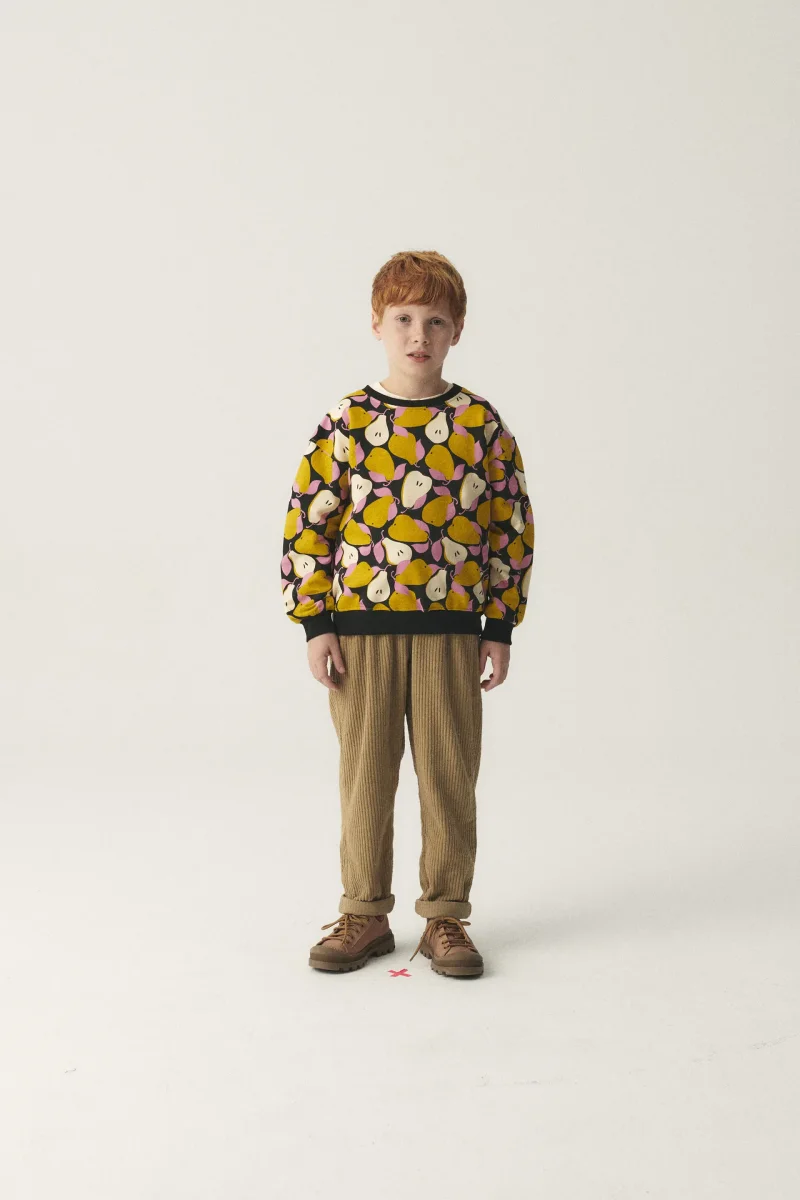 Sudadera unisex de felpa con estampado de peras - Imagen 6