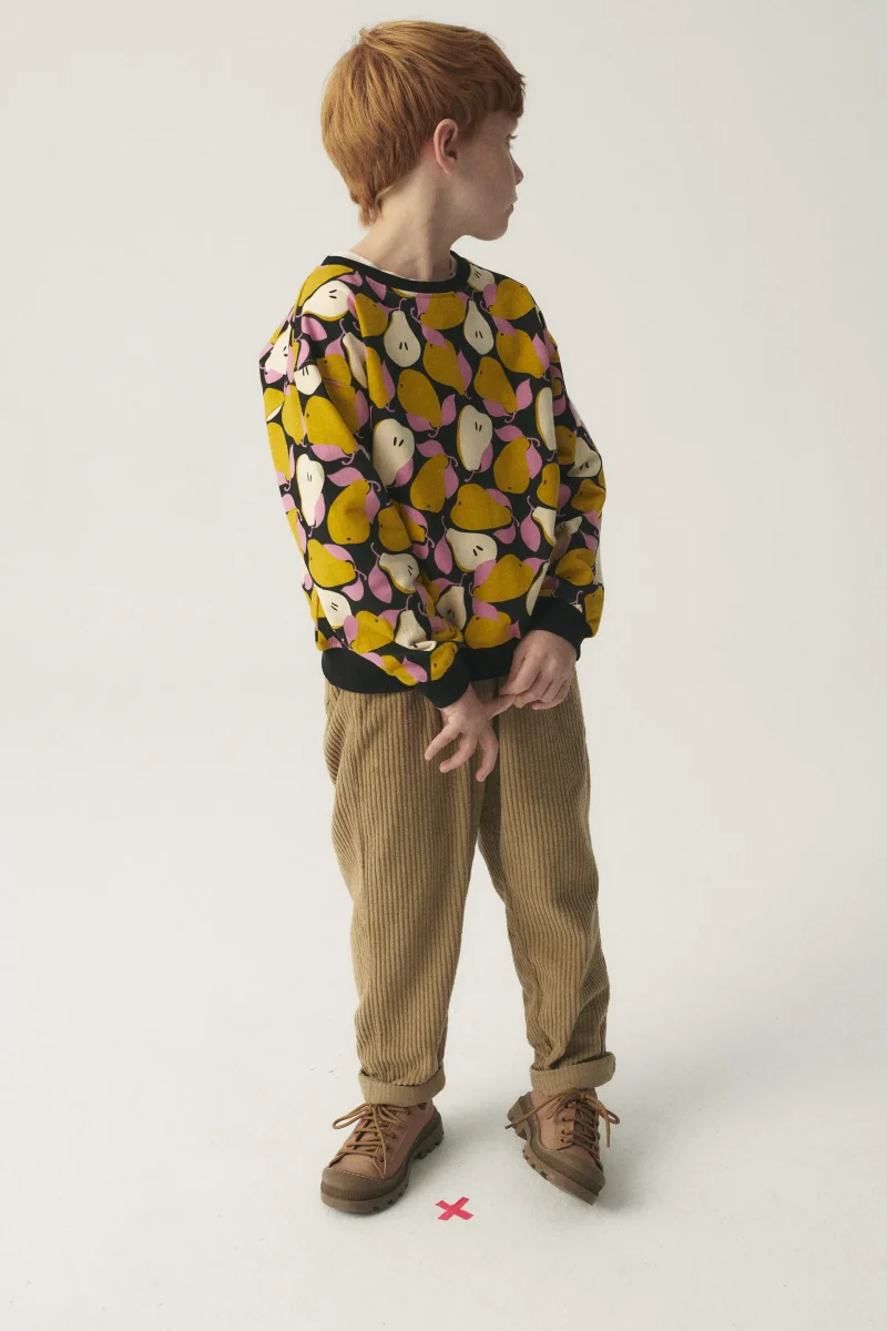 Sudadera unisex de felpa con estampado de peras - Imagen 8