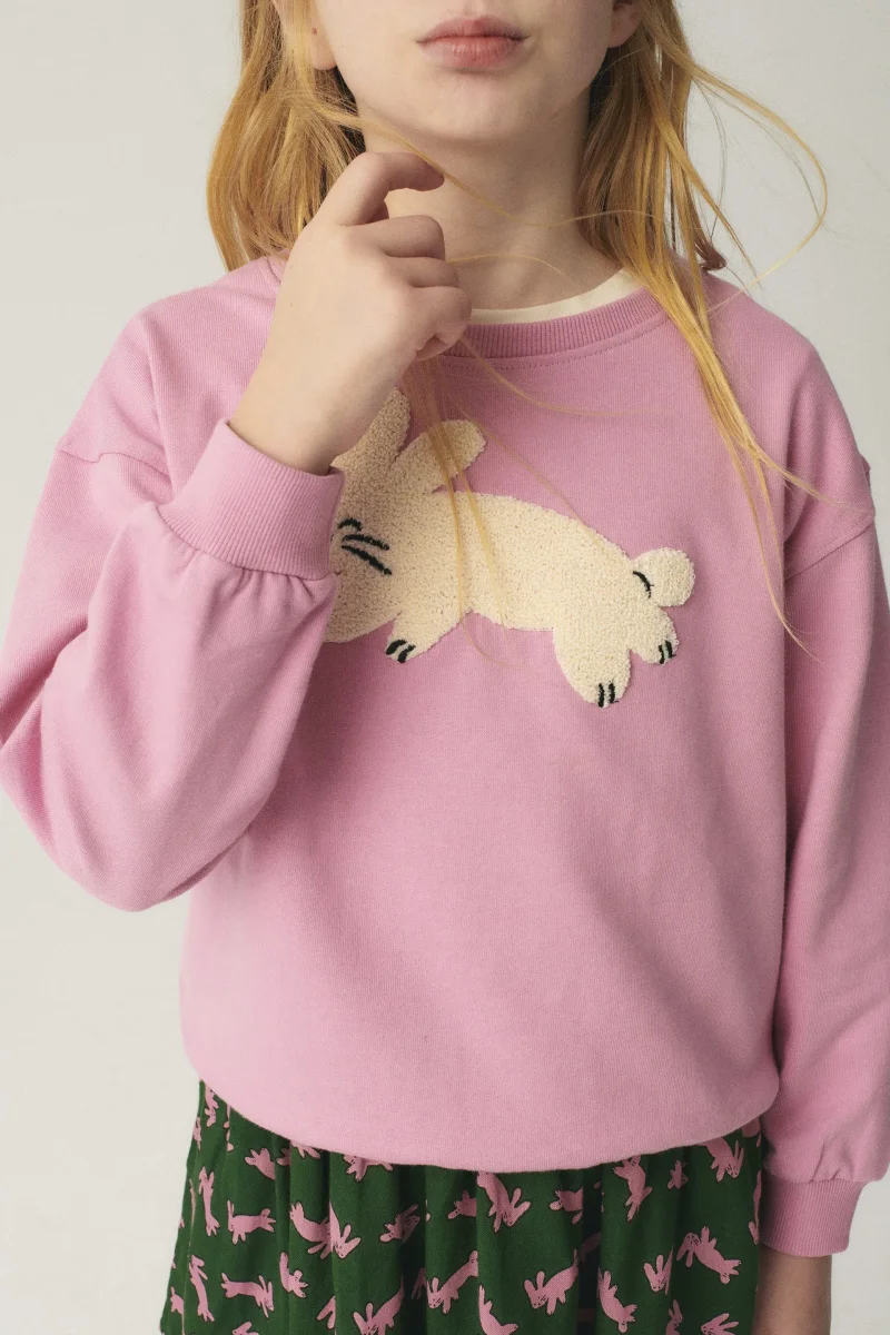 Sudadera unisex de felpa con gráfica de conejo - Imagen 7
