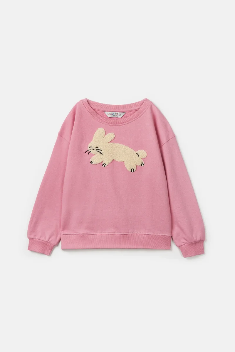 Sudadera unisex de felpa con gráfica de conejo - Imagen 3