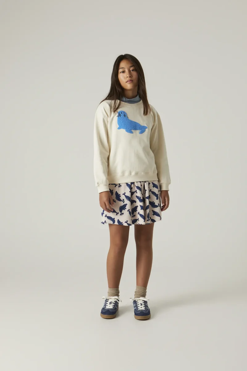 Sudadera unisex de felpa con gráfica de foca