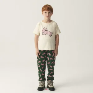 Joggers unisex con estampado de conejos