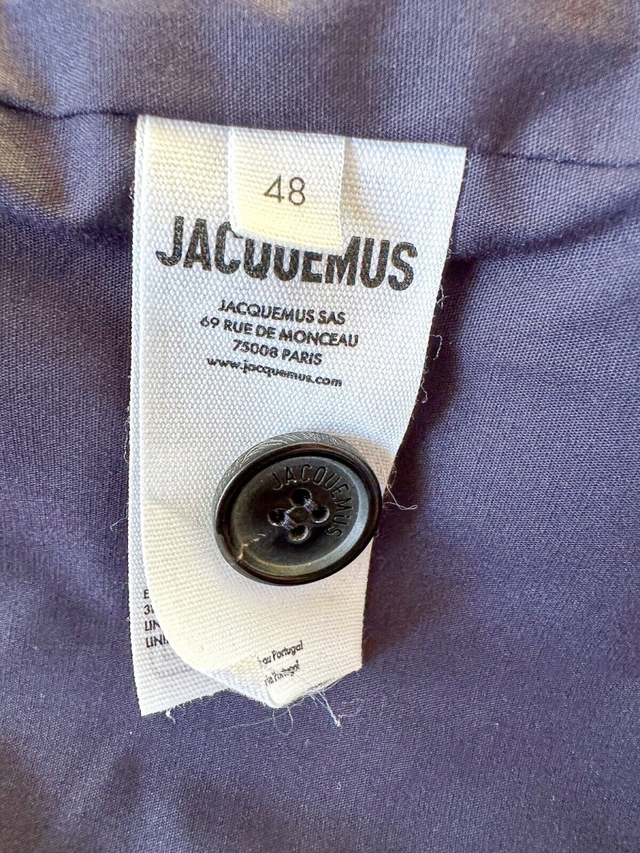 JACQUEMUS Menswear Le Chouchou Le Veste Piccinni Navy Blue Blazer Jacket - Imagen 9