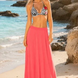 Pain De Sucre Ainoa Blush Pink Beach Coverup Skirt