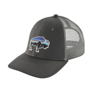 Jockey Fitz Roy Bison Logo Trucker Gris