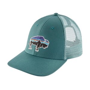 Jockey Fitz Roy Bison Logo Trucker Celeste