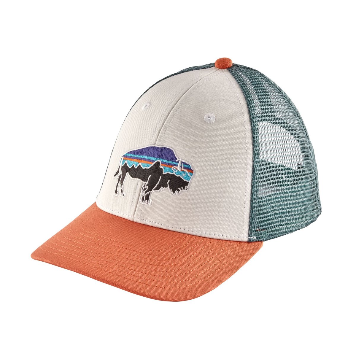 Jockey Fitz Roy Bison Logo Trucker Blanco / Blanco - Imagen 2