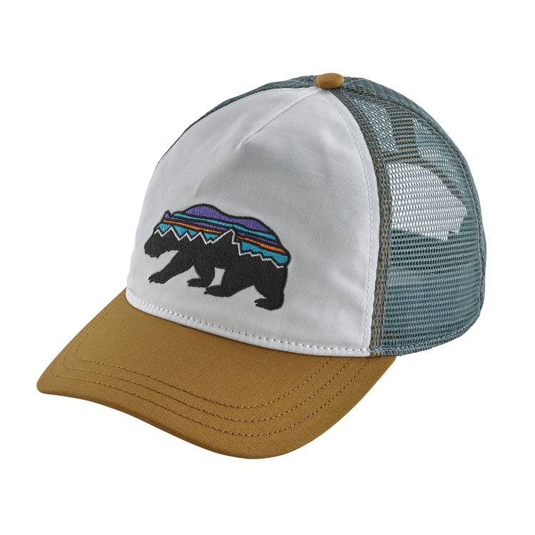 Jockey Fitz Roy Bear Trucker Mujer Café / Blanco - Imagen 2