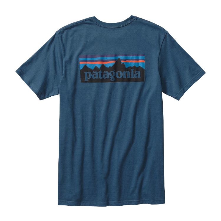 Polera P-6 Logo Cotton Hombre Azul - Imagen 2