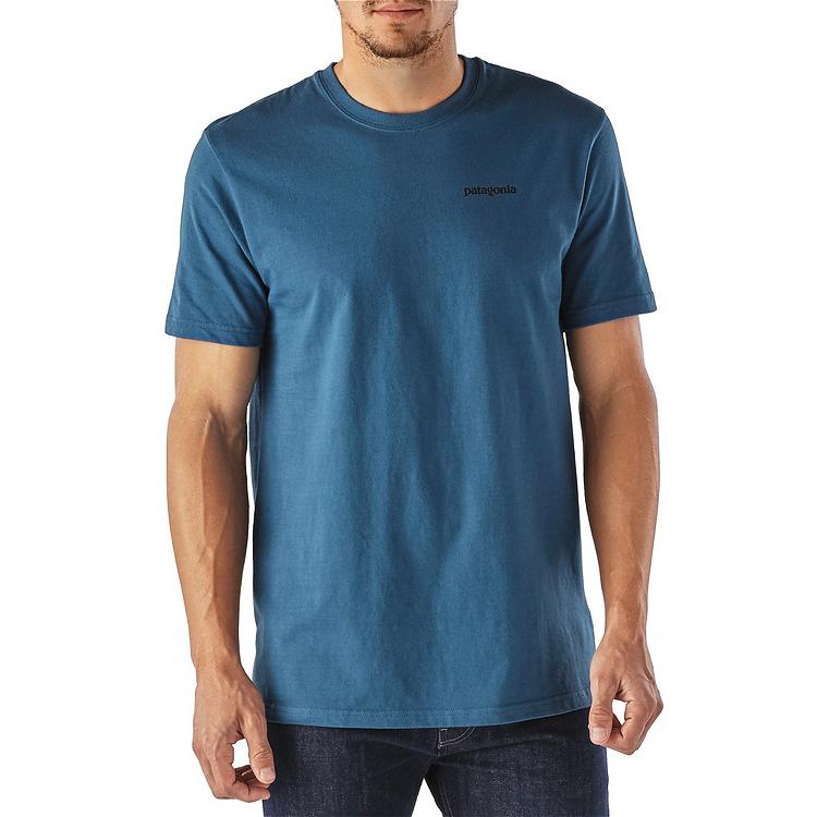 Polera P-6 Logo Cotton Hombre Azul - Imagen 3