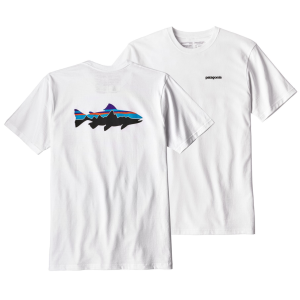 Polera Fitz Roy Trout Responsibili-Tee Hombre Blanco