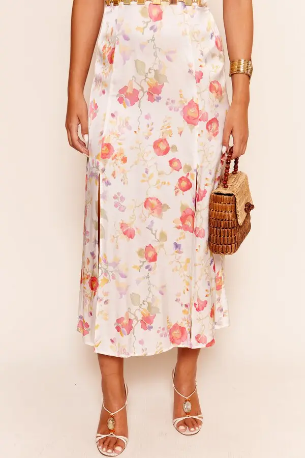 Rixo London Valerie Waterblossom Halter Neck Dress - Imagen 5