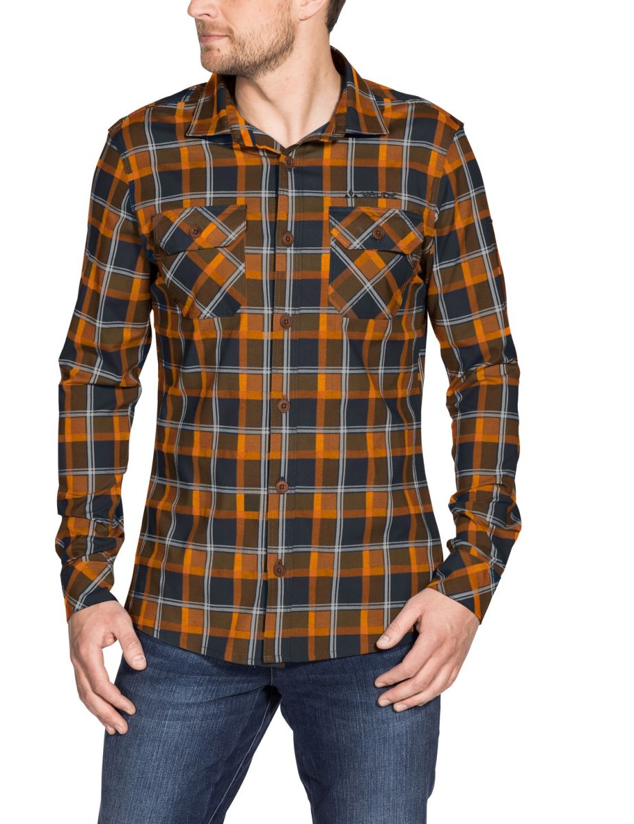 Camisa Jerpen II Hombre Naranjo - Imagen 4