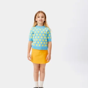 Jersey de niña estampado corazones