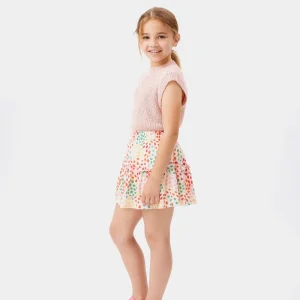 Falda corta de niña lunares Macula