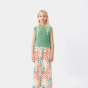 Pantalón de niña recto lunares Macula
