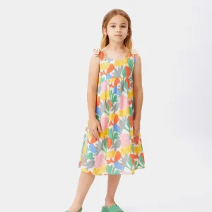 Vestido midi de niña floral Florere