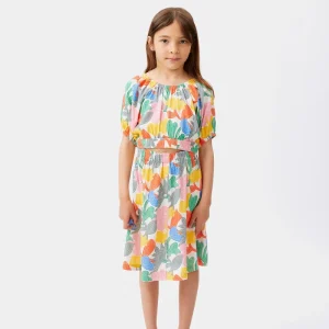 Top corto de niña floral Florere