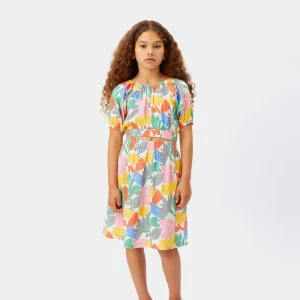 Falda midi de niña floral Florere