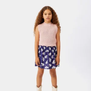 Falda corta de niña viscosa LENZING™ ECOVERO™ de ranas