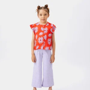 Top de niña viscosa LENZING™ ECOVERO™ floral Bellis