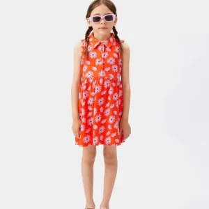 Vestido corto de niña floral Bellis