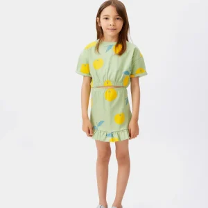 Falda corta de niña estampado Yuzu