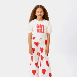 Camiseta de niña Amore blanca