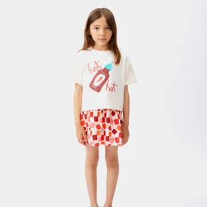 Camiseta unisex print Chilli blanca