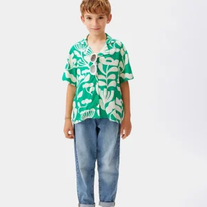 Camisa unisex floral Hortencia