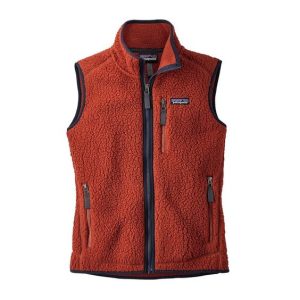 Polar Retro Pile Vest Mujer Rojo
