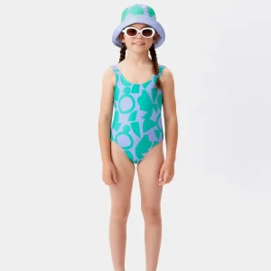 Bañador de niña geométrico Afrik