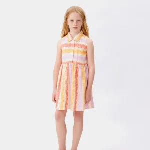 Vestido corto de niña rayas Summer Vibes