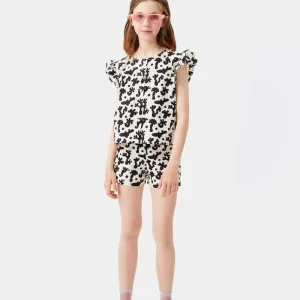 Camisa de niña estampado Coral