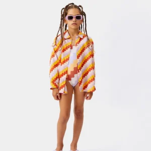 Camisa unisex estampado Zigzag