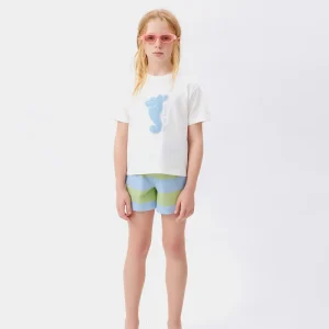 Camiseta unisex print Coral blanca