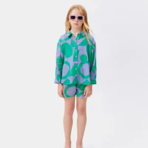 Camisa unisex geométrico Afrik
