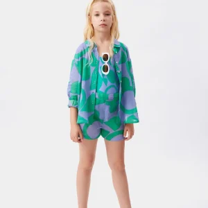 Short de niña geométrico Afrik