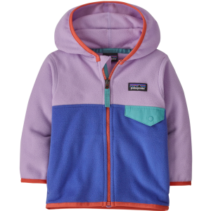 Polar Micro-D Snap-T Jacket Bebé Rosa/Azul