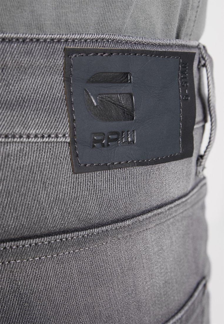 G-Star Revend Super Slim Skinny Slander Grey Light Aged Destroy Jeans - Imagen 5