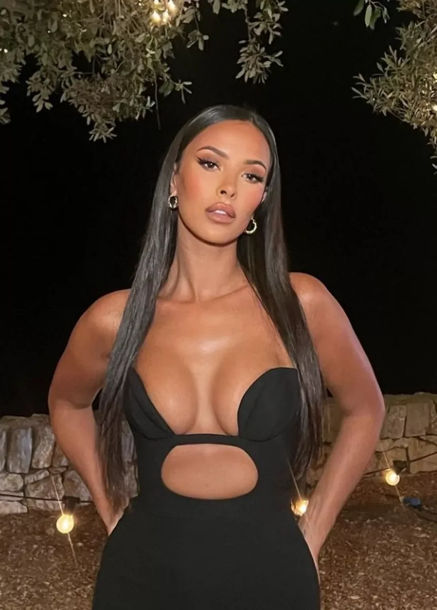 Nensi Dojaka Black Cut Out Maxi Dress - Imagen 8