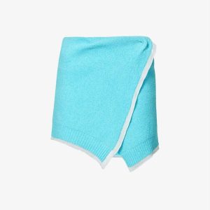 Jacquemus Asymmetric Draped Cotton Blend Mini Skirt
