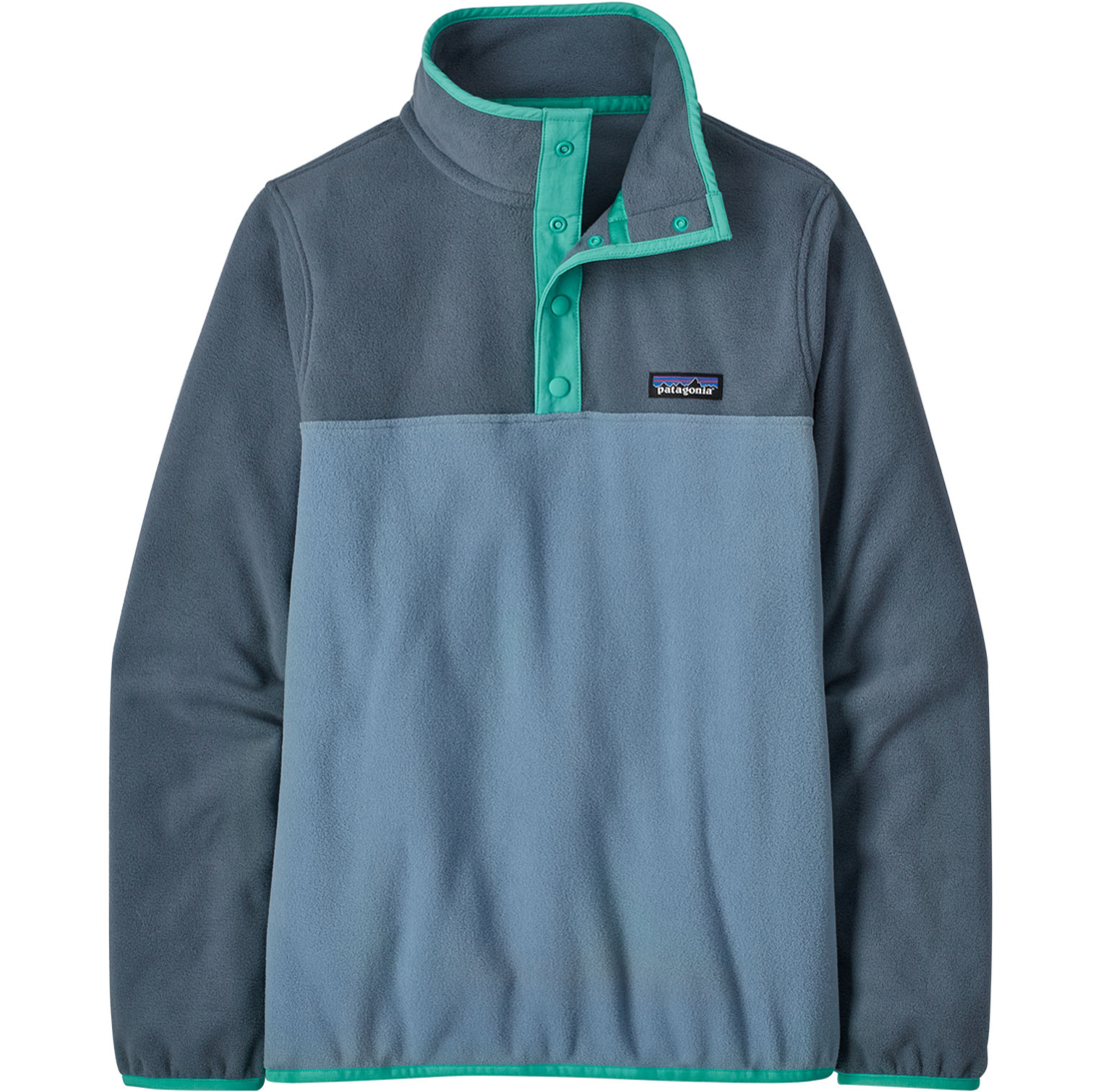 Polar Micro-D Snap-T Pullover Mujer -Gris