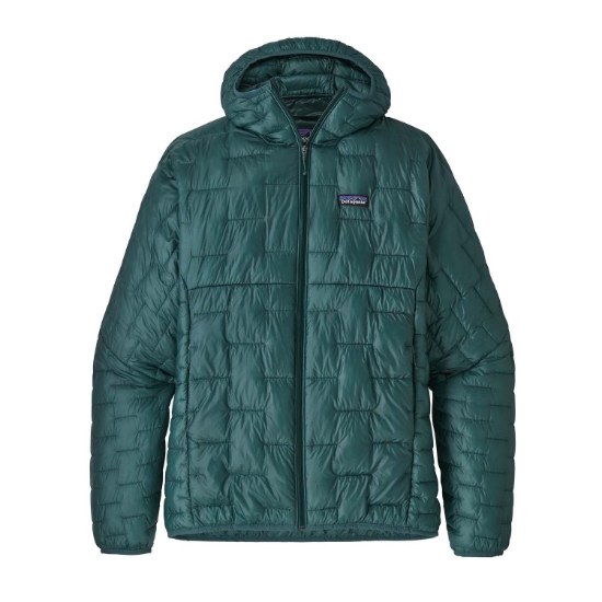 Parka Sintética Micro Puff Hoody Hombre Azul - Imagen 2