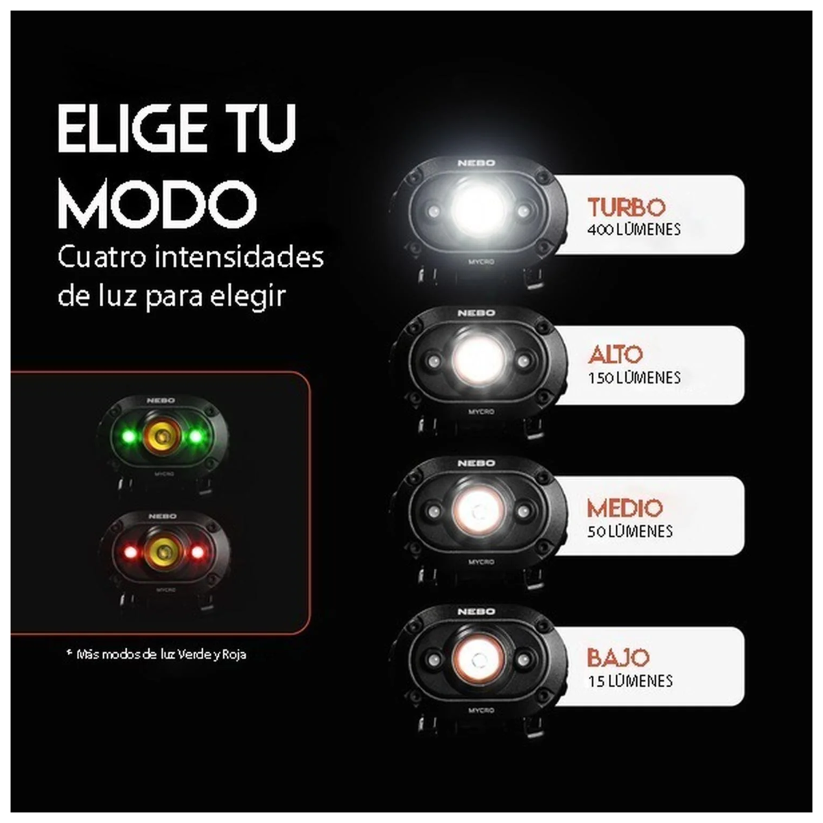Linterna Frontal Mycro - Imagen 5