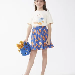 Falda corta de niña estampado pomelos